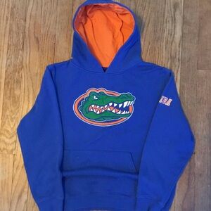Vintage Florida gators Colosseum Blue Hoodie with Gators Logo